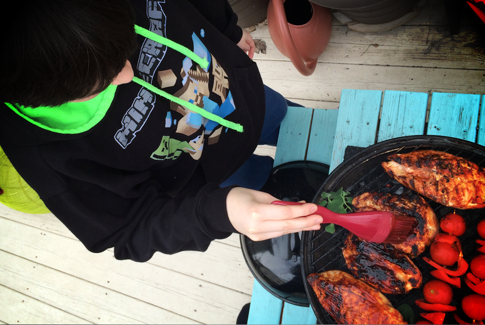 Kid Grilling  {wholly rooted}