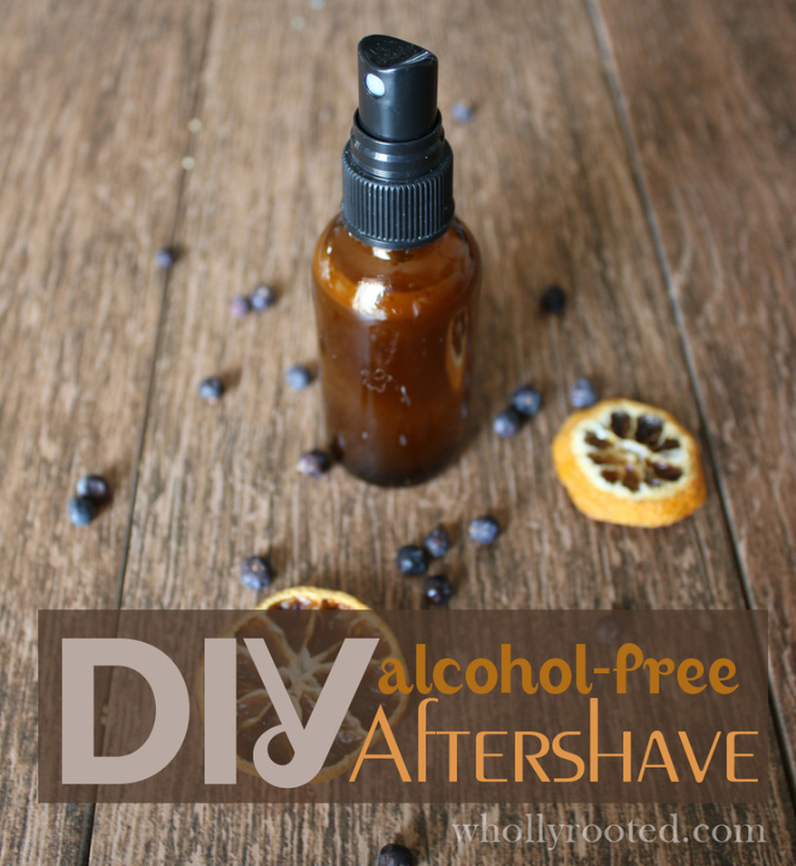DIY Alcohol-Free Aftershave whollyrooted.com