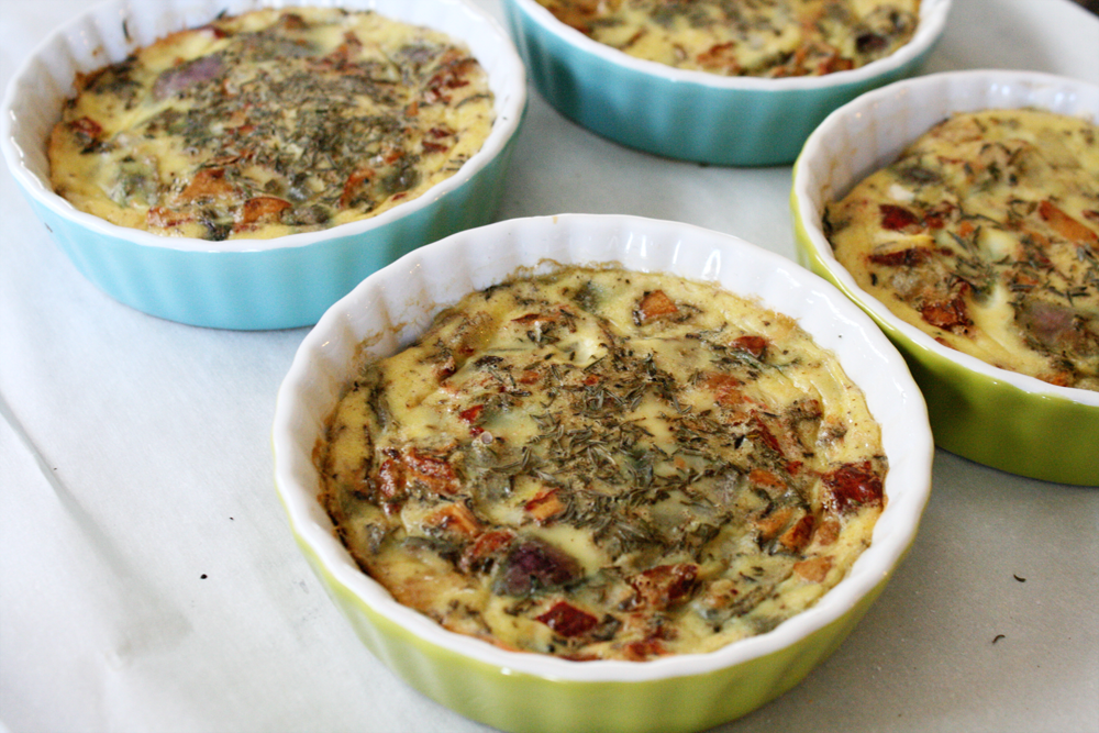 crustless quiche {wholly rooted}