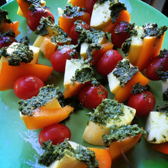 veggie kabobs {wholly rooted}